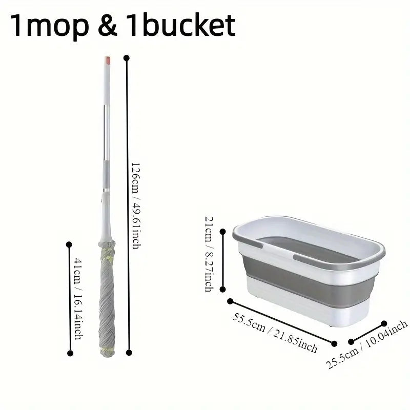 2 Twisting Water Mop + Bucket