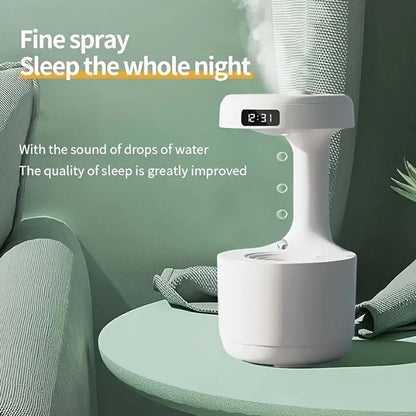 Anti Gravity Humidifier with LED Clock Display